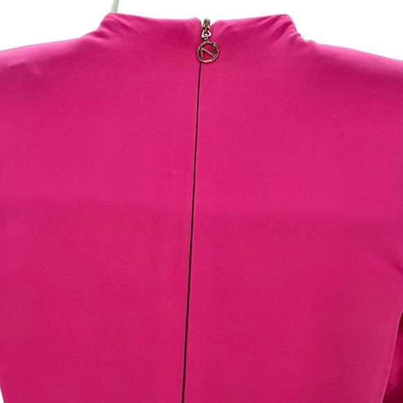 Nookie Womans size XS Envy Long Sleeve Mini Dress Gown in Pink Jersey Knit NEW - Picture 4 of 8